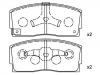 Brake Pad Set:04491-87101